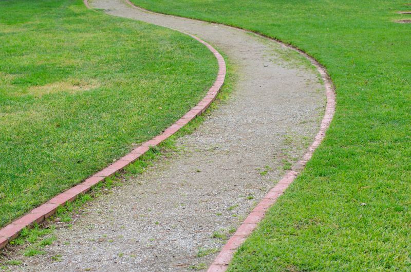 Brick Paver Pathway with Landscaping