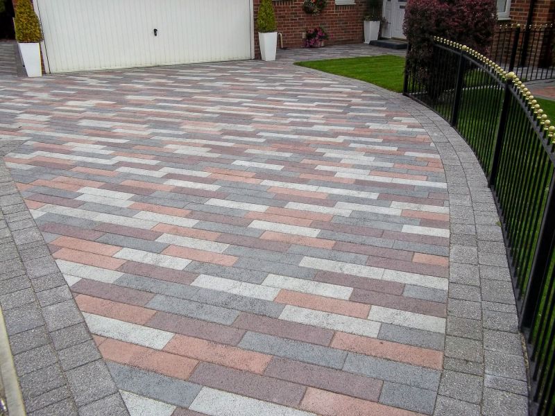 Completed Brick Paver Driveway